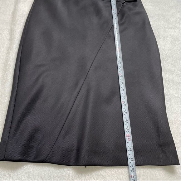 Marie Saint Pierre Black Zip Detail Pencil Skirt - Picture 10 of 10